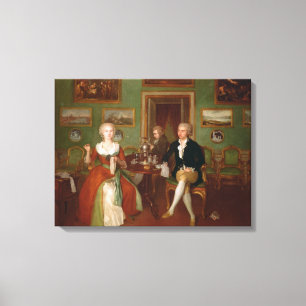 Impressão Em Tela Ideia de uma sala de estar, 1780