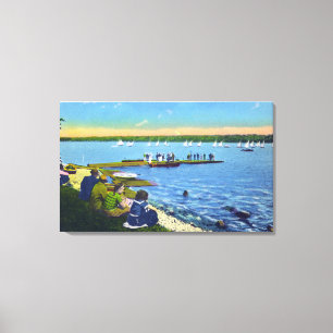 Impressão Em Tela Ideia do clube da regata do veleiro # 2