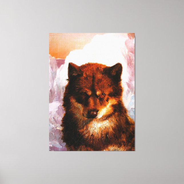 Impressão Em Tela IGREJA DE EDWIN LIBERDADE - Oosisoak (Cão Ártico)  (Frente)