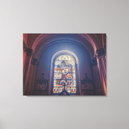 Impressão Em Tela Igreja de Vitral