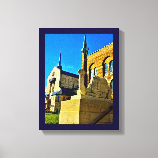 Impressão Em Tela Igreja e Mesquita (Frente)