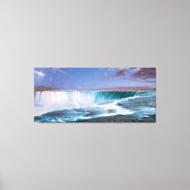 Impressão Em Tela IGREJA EDWIN LIBERDADE - NIAGARA - 1857 - Luminism (Frente)