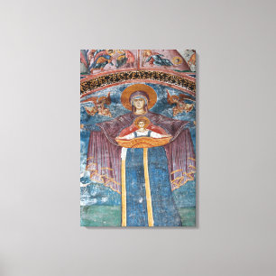 Impressão Em Tela Igreja Ortodoxa Sérvia, e um local da UNESCO,