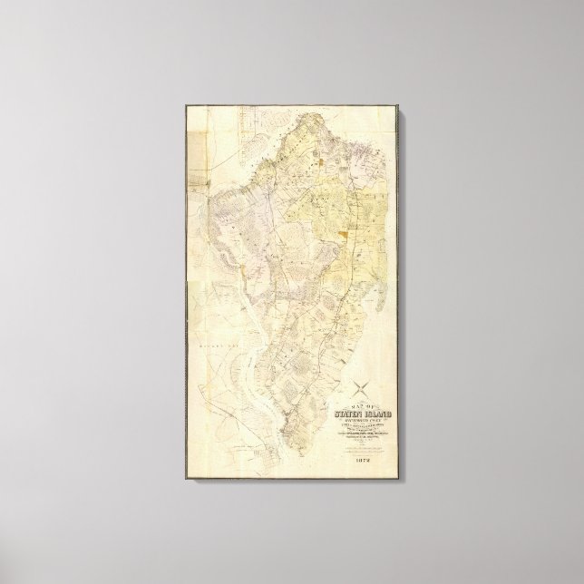 Impressão Em Tela Ilha Compósito Staten (Frente)