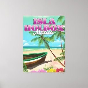 Impressão Em Tela Ilha Holbox México