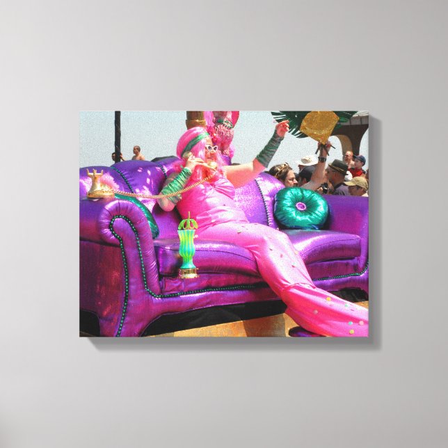 Impressão Em Tela Ilha Mermaid Coney (Frente)