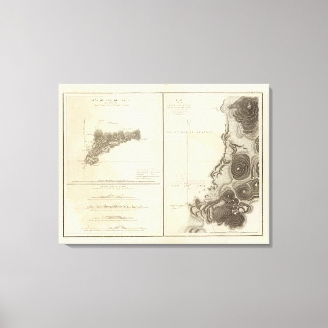 Impressão Em Tela Ilha páscoa Chile (Frente)