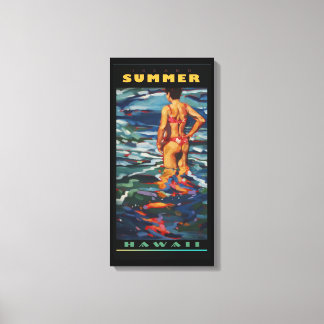 Impressão Em Tela Ilha Summer