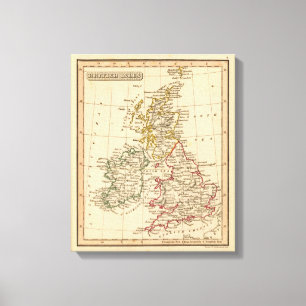 Impressão Em Tela Ilhas britânicas 4