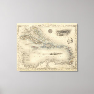 Impressão Em Tela Ilhas da Índia Ocidental 3