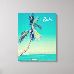 Impressão Em Tela Ilhas de palmeiras tropicais Fiji viagem