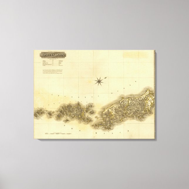 Impressão Em Tela Ilhas do Sudoeste (Frente)