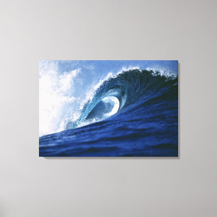Impressão Em Tela Ilhas Fiji, Tavarua, Cloudbreak. Uma onda
