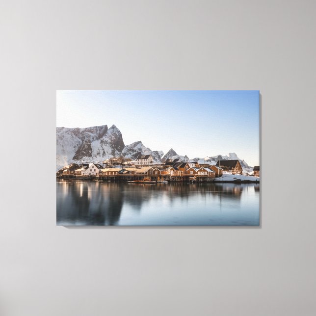 Impressão Em Tela Ilhas Lofoten (Frente)