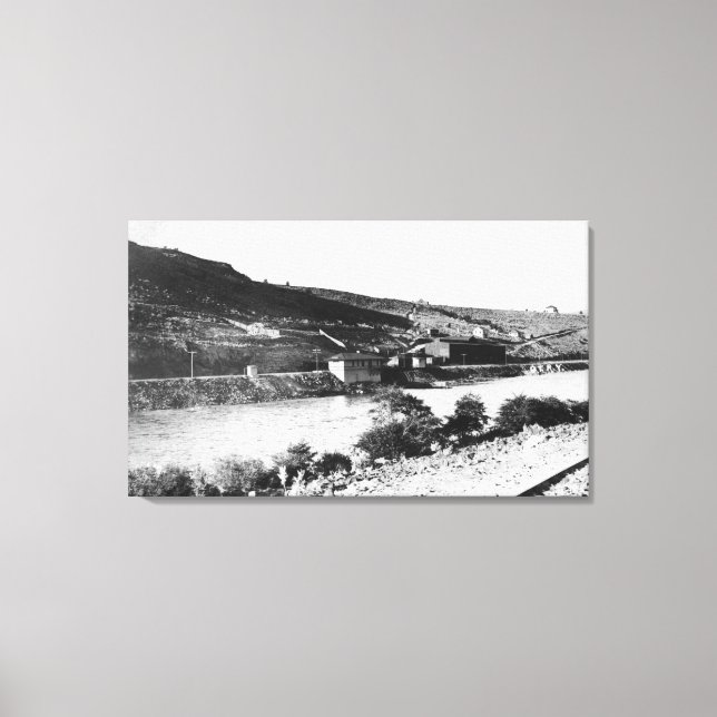 Impressão Em Tela Ilhas Maupin, Oregon e Deschutes (Frente)