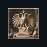 Impressão Em Tela IllyrianAltarRelicsSacredEagleArtBundleVIIIHERSYM<br><div class="desc">Step into the world of Ancient Illyrian Majesty. This exclusive Sacred Eagle Art Bundle (Part 1) features a double-headed eagle meticulously rendered in royal white marble with liquid gold accents. Inspired by ancient altar relics, this piece blends historical symbolism with modern Art Deco luxury. Exclusive digital art series by Ta-Bo...</div>