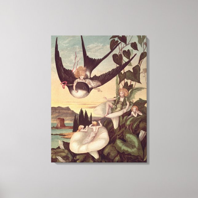 Impressão Em Tela Ilustração a "Thumbkinetta", de Hans Christian (Frente)