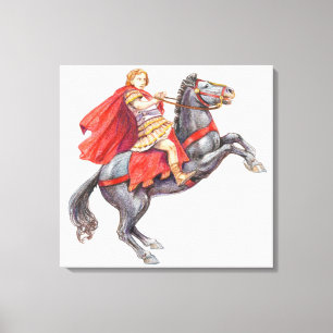 Impressão Em Tela Ilustração de Alexander o excelente