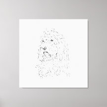 Ilustração de Cachorro, Arte de Parede Cockapoo