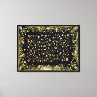 Ilustração de Carpete de Mesa Floral Antiquada