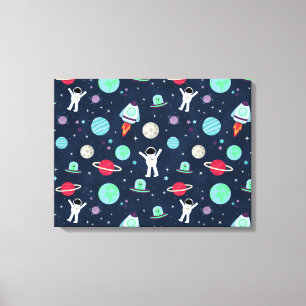 Impressão Em Tela ilustração de padrão espacial