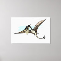 Ilustração De Um Dinossauro Pteranodon.