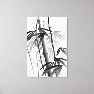 Impressão Em Tela Ilustração de uma pintura de estilo oriental