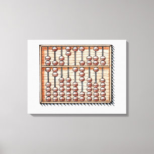 Impressão Em Tela Ilustração do ábaco