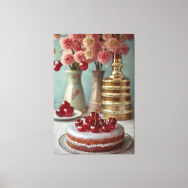 Impressão Em Tela Ilustração do livro de cozinheiros Vintage: Tela i