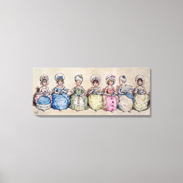 Impressão Em Tela Ilustração para 'Rua'. Dia de os namorados', 1914 (Frente)