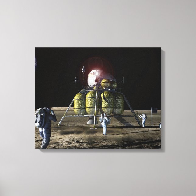 Impressão Em Tela Imagem artística de uma nova nave espacial para a  (Frente)