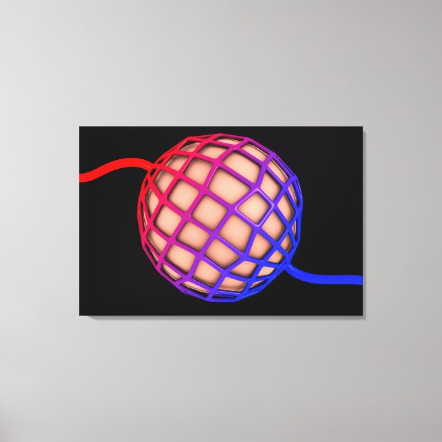 Impressão Em Tela Imagem Conceitual De Alveolus (Frente)