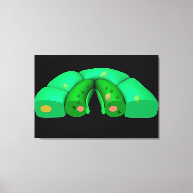 Impressão Em Tela Imagem Conceitual Do Stomata 2 (Frente)