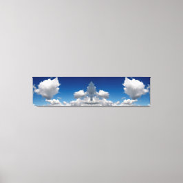 Impressão Em Tela Imagem de espelho panorama no céu