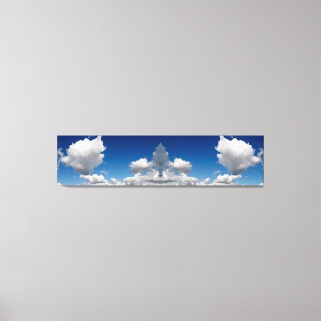 Impressão Em Tela Imagem de espelho panorama no céu (Frente)