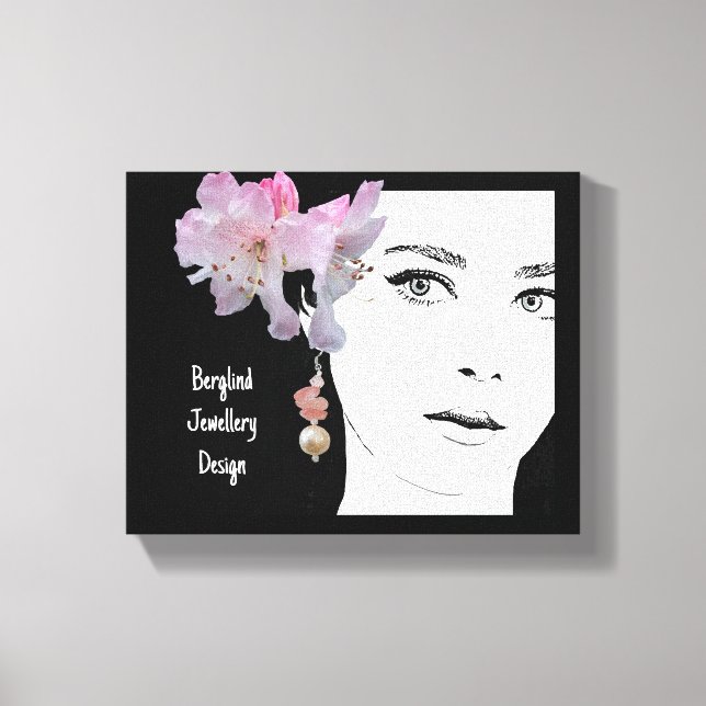 Impressão Em Tela Imagem de ilustração de moda bonito Quirky (Frente)