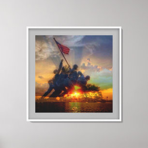 Impressão Em Tela imagem de Iwo Jima