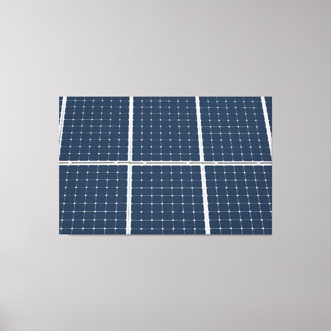 Impressão Em Tela Imagem engraçada de um painel de energia solar (Frente)
