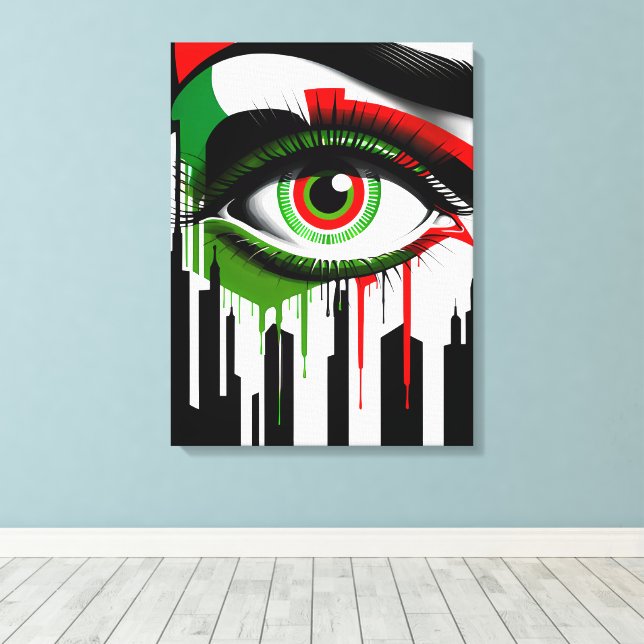 Impressão Em Tela imagem “Eye italian” de Nova York (Insitu(piso de madeira))