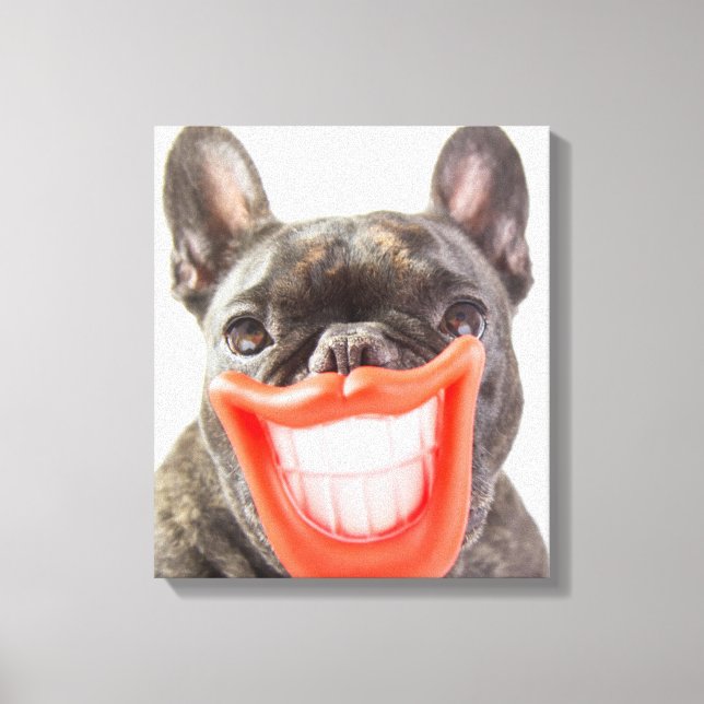 Impressão Em Tela Imagens Getty | Um Cachorro Sorridente (Frente)