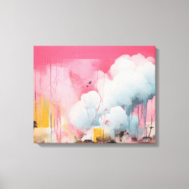 Impressão Em Tela Impact No.06 - Abstract Patchwork Art Collection  (Frente)