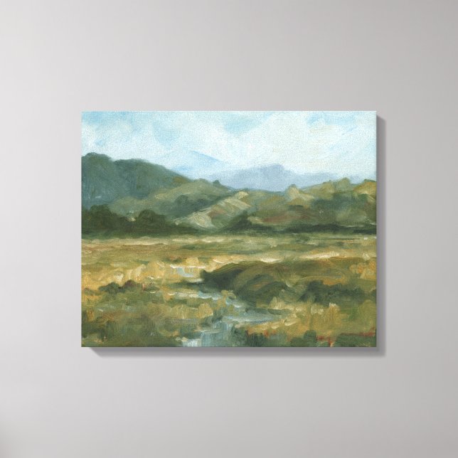 Impressão Em Tela Impasto Paisagem III (Frente)