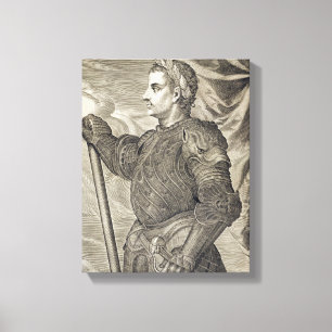 Impressão Em Tela Imperador de D. Claudius Caesar de Roma do ANÚNCI