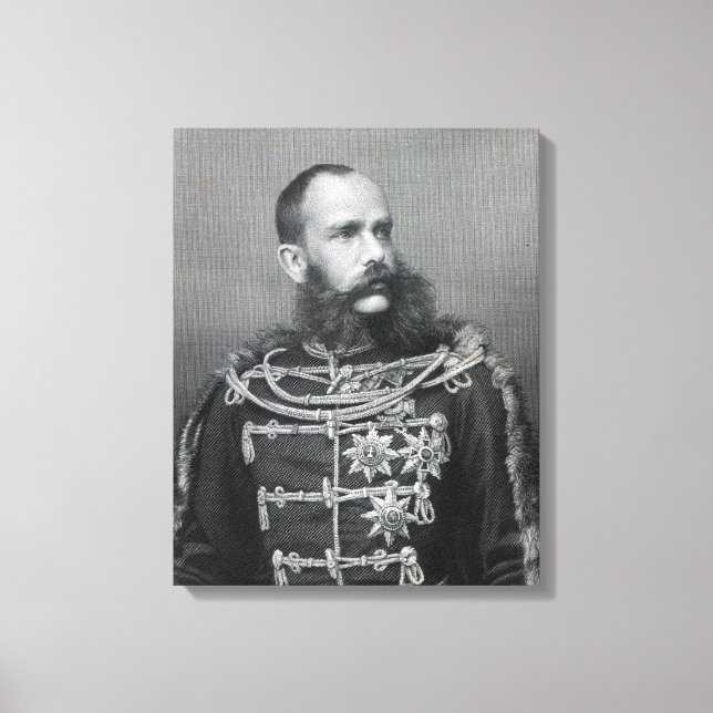 Impressão Em Tela Imperador Franz José I da Áustria (Frente)