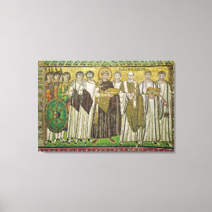 Impressão Em Tela Imperador I justiniano