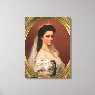 Impressão Em Tela Imperatriz Elizabeth de Baviera no Hungarian