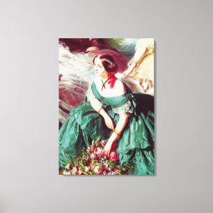 Impressão Em Tela Imperatriz Eugenie e suas senhoras na espera