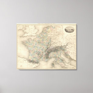 Impressão Em Tela Império francês em 1811