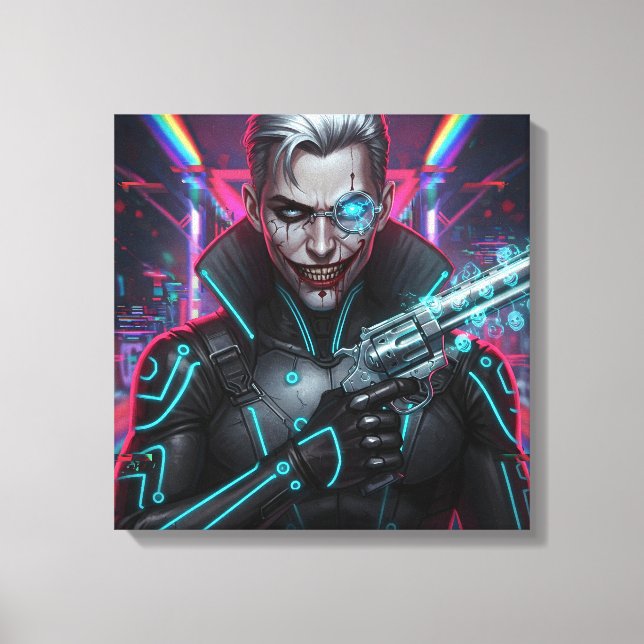 Impressão Em Tela Impressão da tela Chrome Harlequin (Frente)