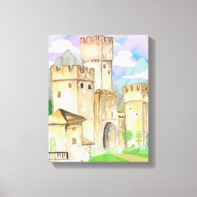 Impressão Em Tela Impressão de tela ampliada pela nobreza (Frente)